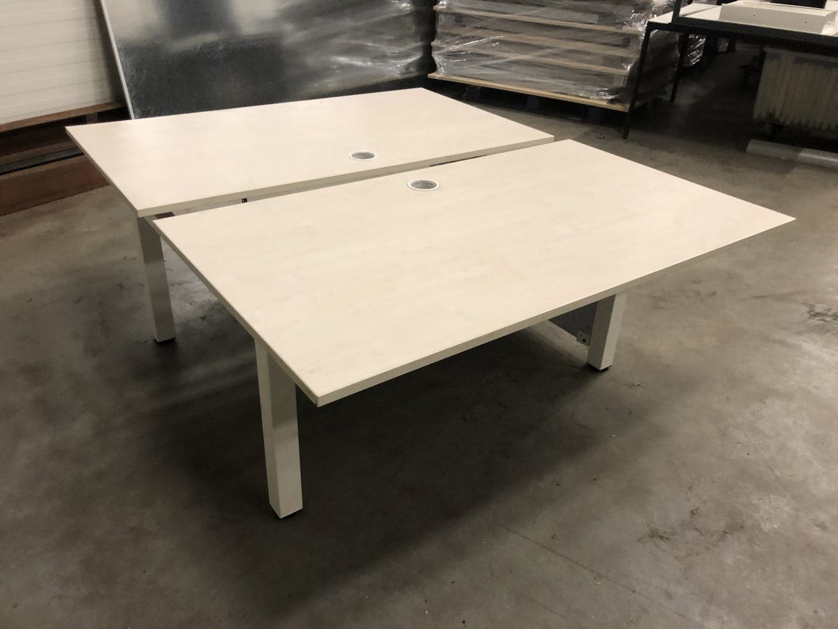 Adjustable duo-desk with crank  - 140x80 cm, ST2309 - Image 2