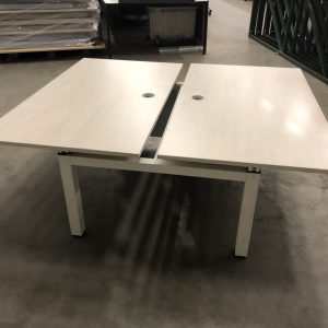 Adjustable duo-desk with crank  - 140x80 cm, ST2309
