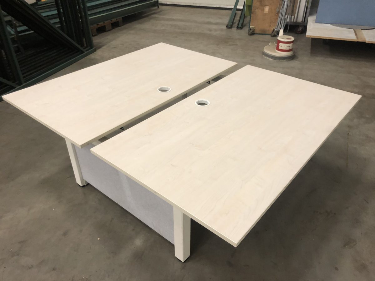 Adjustable duo-desk with crank  - 140x80 cm, ST2309 - Image 7