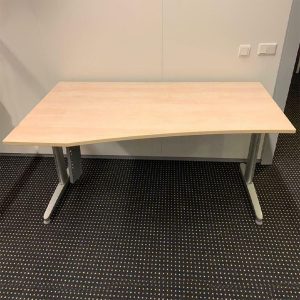 adjustable desks with button