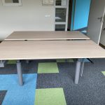 GispenTM Adjustable duo-desk with crank - 180x80xH60-83 cm, ST4335