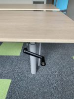GispenTM Adjustable duo-desk with crank - 180x80xH60-83 cm, ST4335 - Image 7