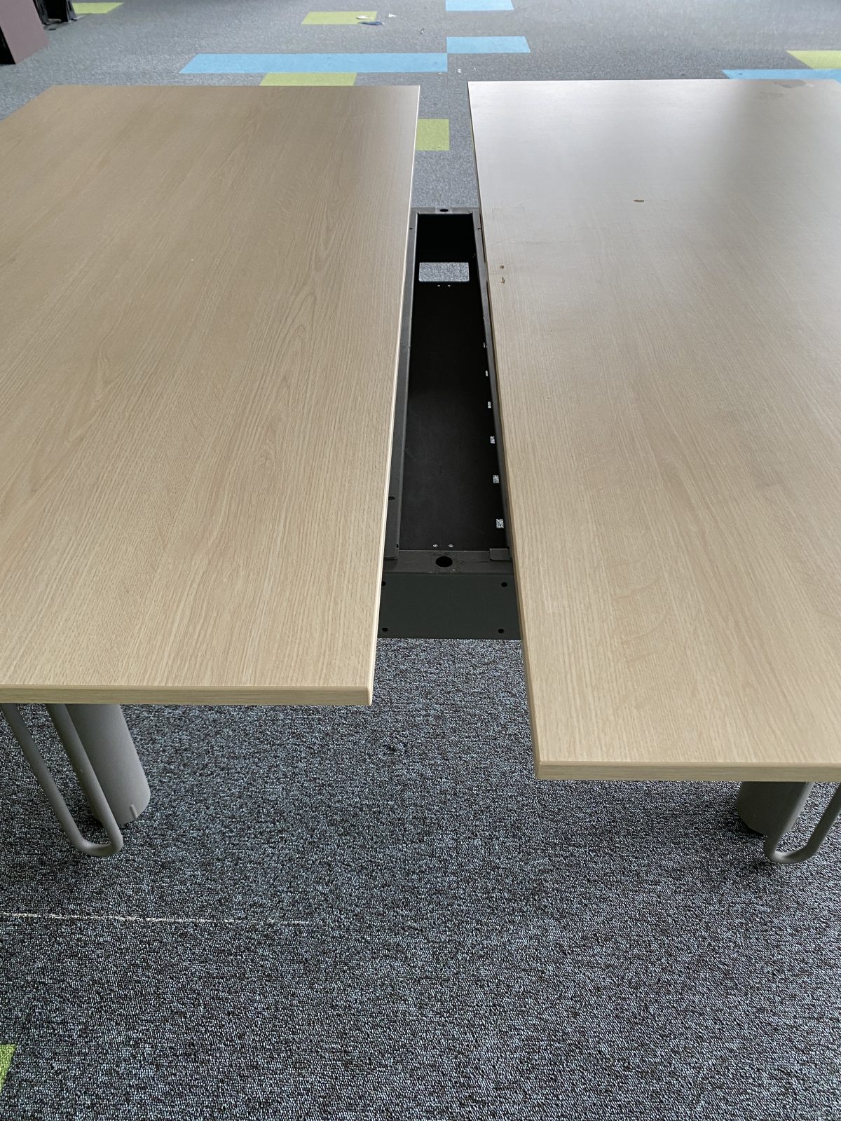 GispenTM Adjustable duo-desk with crank - 170x80xH62-86 cm, ST4364 - Image 6