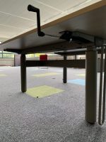 GispenTM Adjustable duo-desk with crank - 170x80xH62-86 cm, ST4364 - Image 10