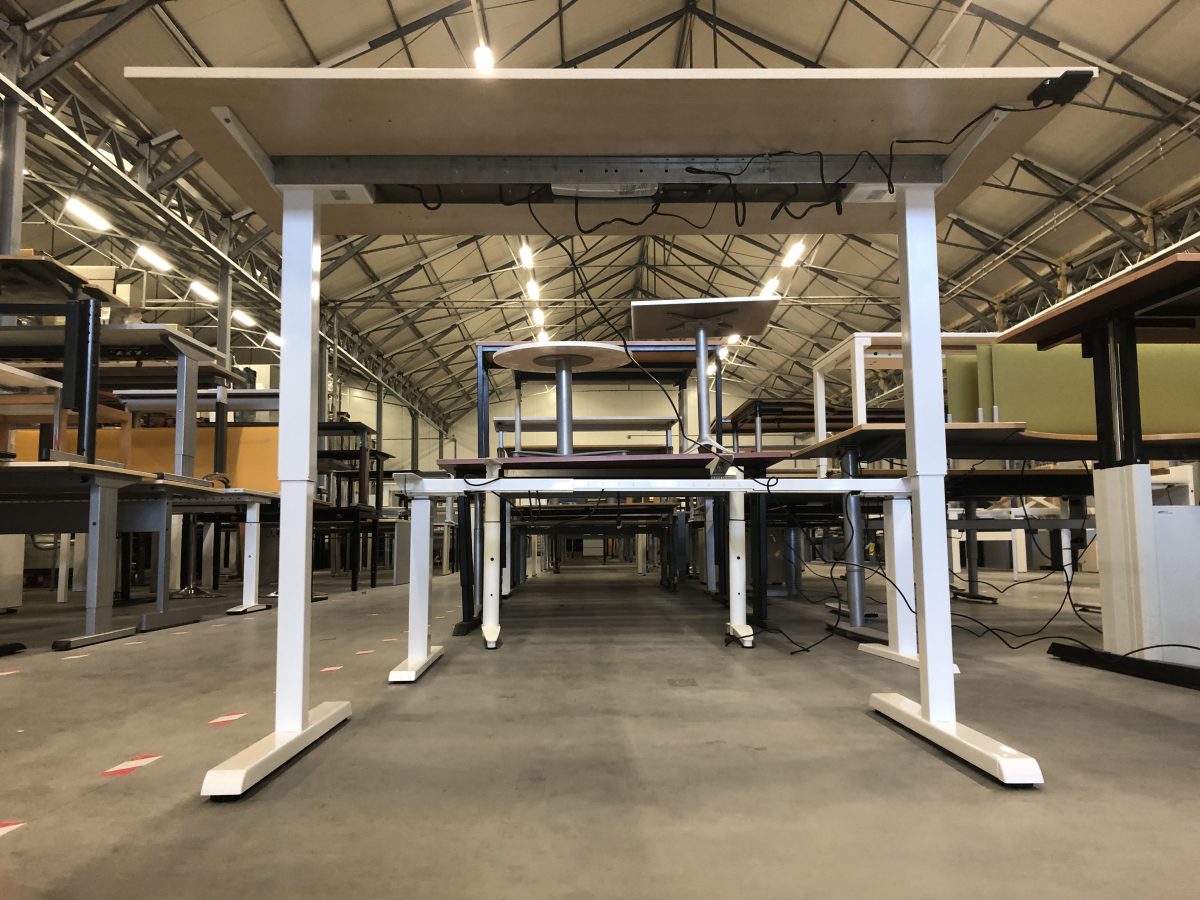 Actiforce - Adjustable sit-stand desk with NEW frame - 160x80xH72-120 cm, ST4303 - Image 3