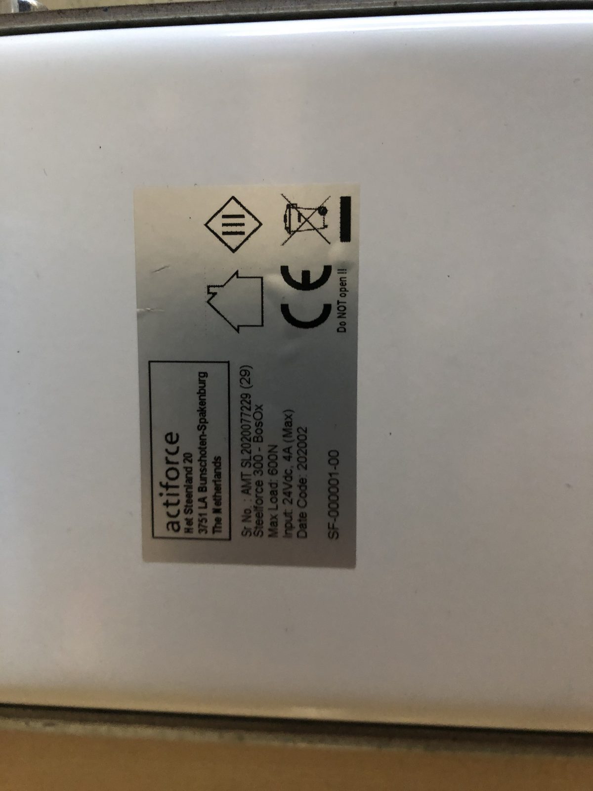 Actiforce - Adjustable sit-stand desk with NEW frame - 160x80xH72-120 cm, ST4303 - Image 12