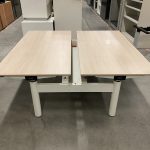 Gispen TM Adjustable duo-desk with crank - 160x80xH62-85 cm, ST4765