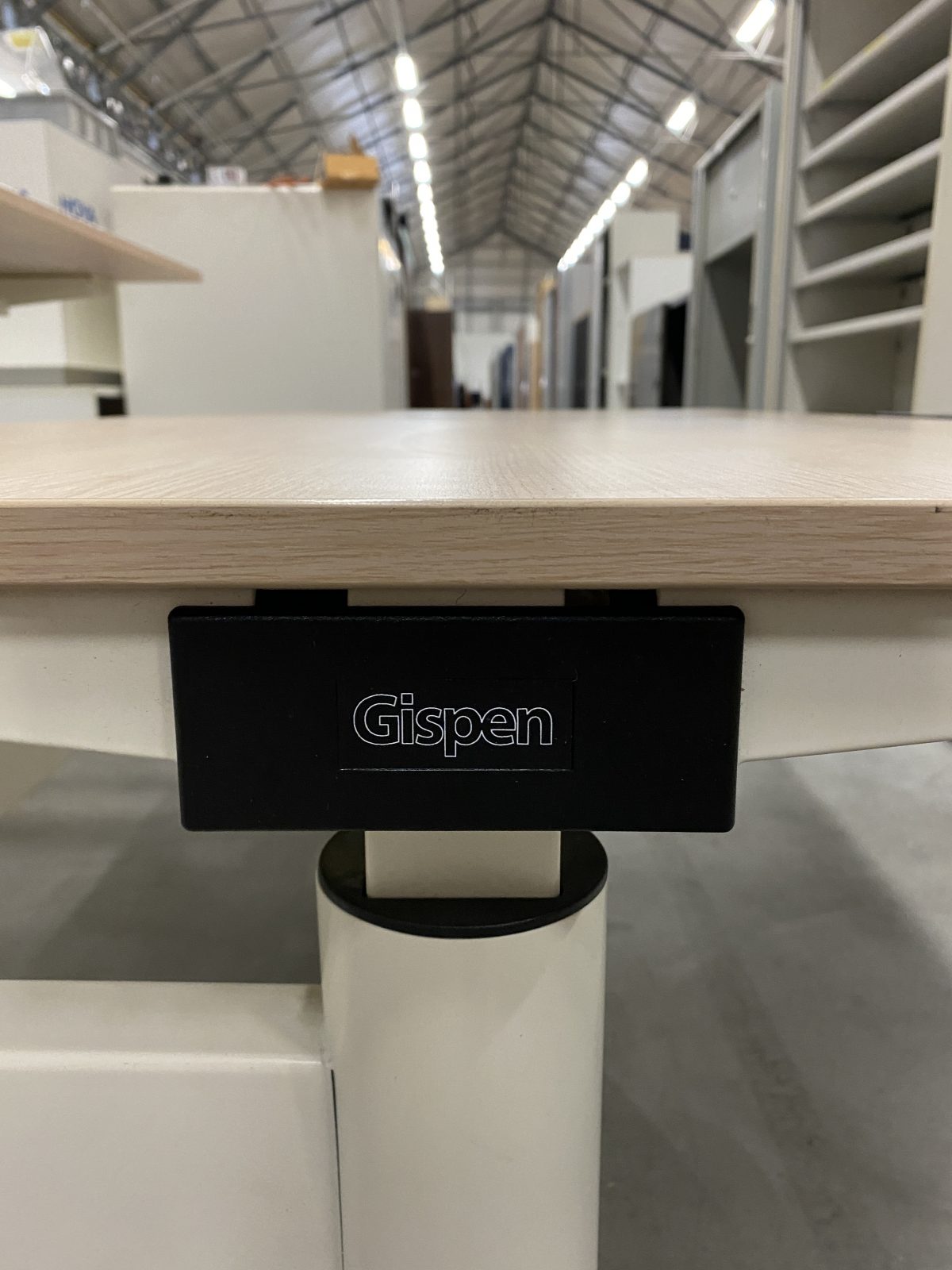 Gispen TM Adjustable duo-desk with crank - 160x80xH62-85 cm, ST4765 - Image 8