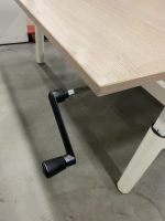 Gispen TM Adjustable duo-desk with crank - 160x80xH62-85 cm, ST4765 - Image 9