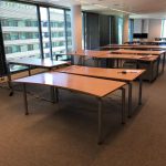 Adjustable desk with screw - 180x100xH62-84 cm, ST6545