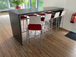 SET – Koning & Neurath – 8 bar chairs + bar table, ST6796 - Image 2