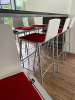 SET – Koning & Neurath – 8 bar chairs + bar table, ST6796 - Image 5