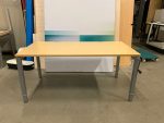 Adjustable desk with crank - 160x80xH65-85 cm, ST7664