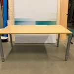 Adjustable desk with crank - 160x80xH65-85 cm, ST7664