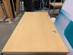 Adjustable desk with crank - 160x80xH65-85 cm, ST7664 - Image 4