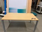 Adjustable desk with crank - 160x80xH65-85 cm, ST7664 - Image 2