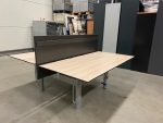 Gispen – Adjustable duo-desk with crank and divider – 160x80xH62-86 cm, ST7369 - Image 2