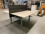 Gispen – Adjustable duo-desk with crank and divider – 160x80xH62-86 cm, ST7369 - Image 3