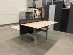 Gispen – Adjustable duo-desk with crank and divider – 160x80xH62-86 cm, ST7369 - Image 9