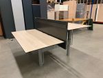 Gispen – Adjustable duo-desk with crank and divider – 160x80xH62-86 cm, ST7369 - Image 6