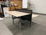 Gispen – Adjustable duo-desk with crank and divider – 160x80xH62-86 cm, ST7369 - Image 4