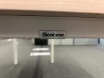 Steelcase - Adjustable desk with screw and cable management - 160x80xH64-82cm, ST8962 - Image 11