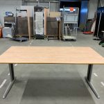 Markant - Adjustable desk with screw and cable management - 180x90xH62-80 cm, ST9043