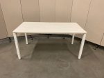 Adjustable desk with crank and cable management - 160x80xH62-82 cm, ST0176