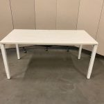 Adjustable desk with crank and cable management - 160x80xH62-82 cm, ST0176