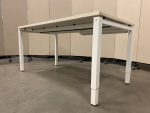 Adjustable desk with crank and cable management - 160x80xH62-82 cm, ST0176 - Image 13
