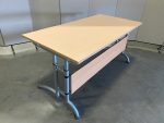 Adjustable desk with screw - 160x80xH62-84 cm, ST0406 - Image 6