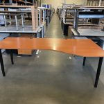 Adjustable desk with screw - 220x110/80xH62-82 cm, ST0521