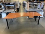 Adjustable desk with screw - 220x110/80xH62-82 cm, ST0520