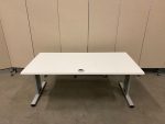 Adjustable desk with screw - 160x80xH62-82 cm, ST0552 - Image 3