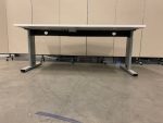 Adjustable desk with screw - 160x80xH62-82 cm, ST0552 - Image 11