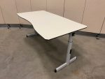 Adjustable desk with screw – 160x80/73xH64-84 cm, ST0593 - Image 5