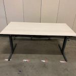 Aspa - Adjustable desk with button - 160x80xH62-85 cm, ST0254
