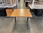 Schärf - Adjustable desk with screw - 80x80xH63-85cm, ST0289