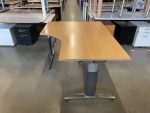 Schärf - Adjustable corner desk left with crank -160x120/80xH65-87cm, ST0287 - Image 5