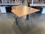 Schärf - Adjustable corner desk right with crank - 160x120/80xH65-87 cm, ST0288 - Image 15
