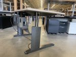 Electric adjustable desk (sit-sit) with cable management - 135x80xH62-82 cm, ST0300 - Image 12