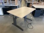 Electric adjustable desk (sit-sit) with cable management - 135x80xH62-82 cm, ST0300 - Image 7