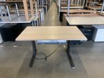 Electric adjustable desk (sit-sit) with cable management - 135x80xH62-82 cm, ST0300