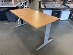 Adjustable desk with crank - 160x80xH62-84 cm, ST0648 - Image 4