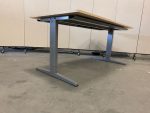 Adjustable desk with crank and cable management– 160x80xH62-82 cm, ST0689 - Image 12