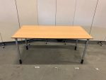 Adjustable desk with screw – 160x80xH72-82 cm, ST0692 - Image 2