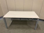 Adjustable desk with screw and cable management - 160x80xH62-82 cm, ST0787 - Image 3