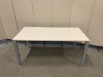 Adjustable desk with screw and cable management - 160x80xH62-82 cm, ST0787