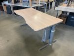 Adjustable desk with crank and cable management - 180x90/80xH62-91 cm, ST01000 - Image 5