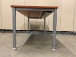 Adjustable desk by foot rotation and with cable management – 140x80xH68-78 cm, ST0927 - Image 16